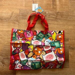 Miniso Adventure Time -Large Woven Shopping Bag